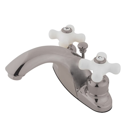Kingston Brass 4" Centerset Bathroom Faucet, Brushed Nickel KB7648PX